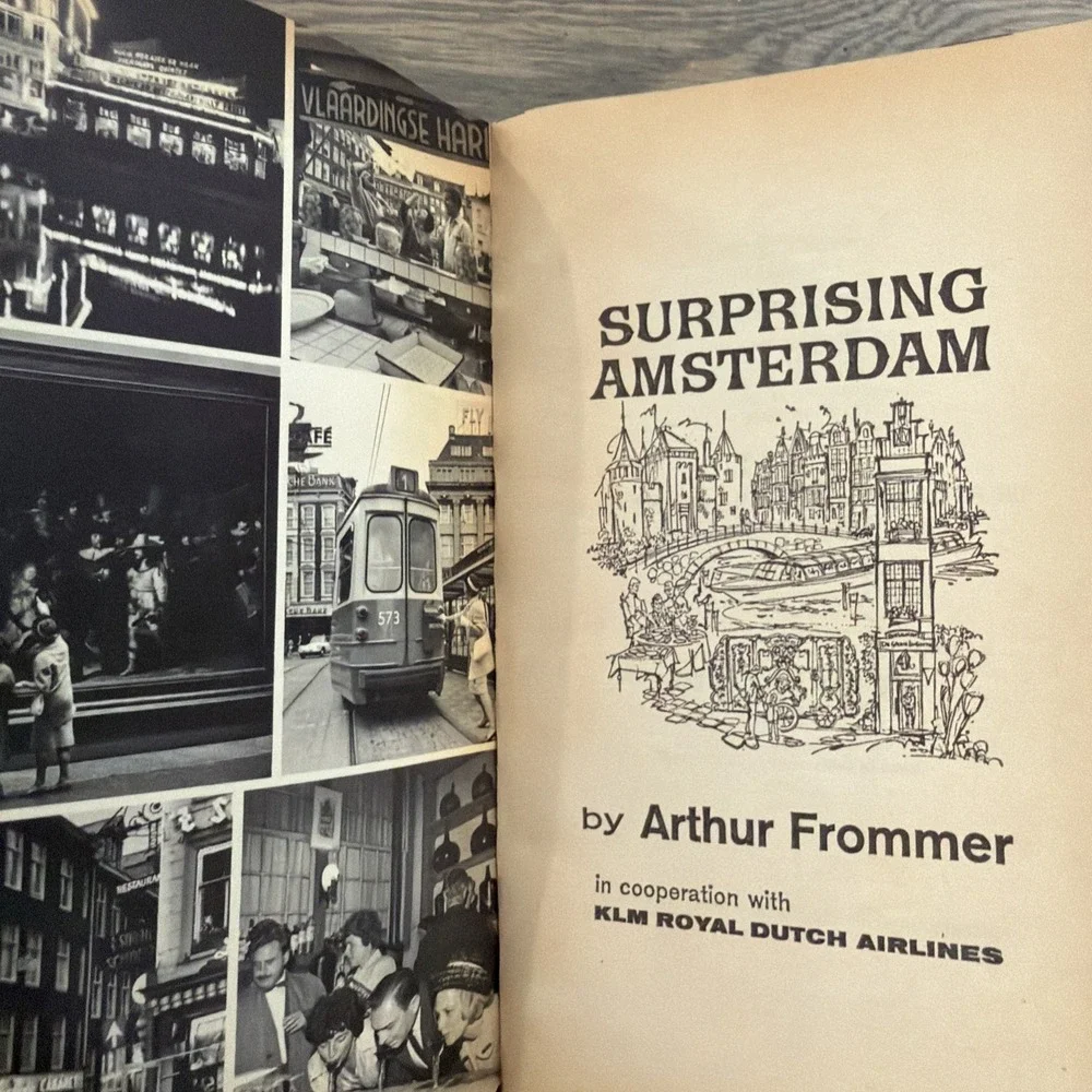 KLM Arthur Frommer Surprising Amsterdam Travel Book